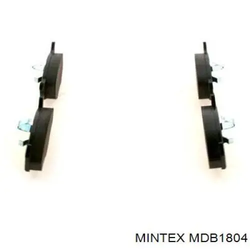 Передние тормозные колодки MDB1804 Mintex