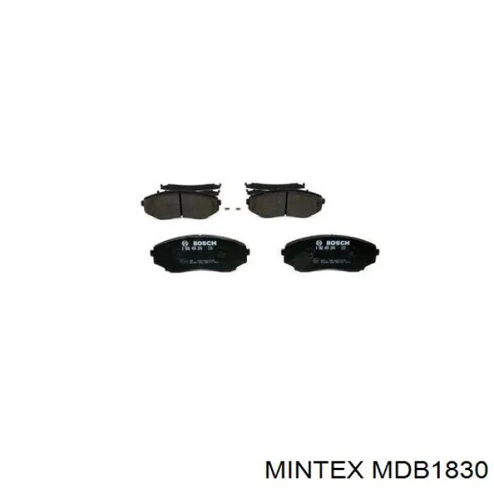 Купить MDB1830 Mintex Колодки тормозные