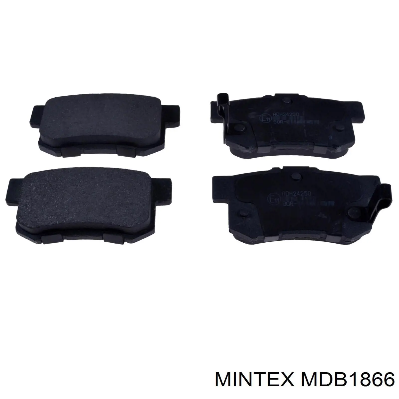 MDB1866 Mintex колодки тормозные задние дисковые