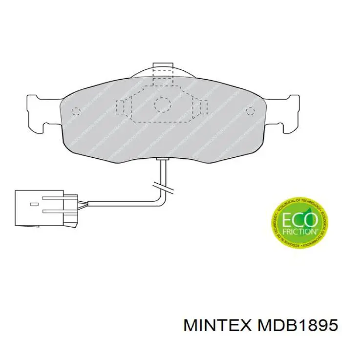 Передние тормозные колодки 2135819805T403 Textar