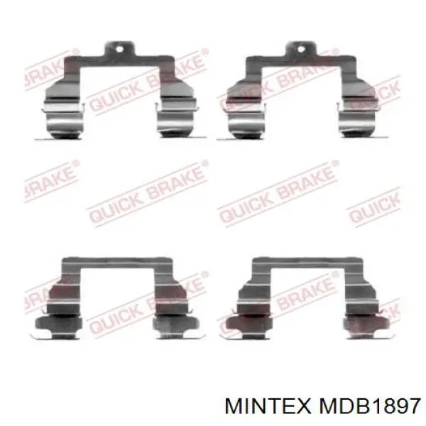 MDB1897 Mintex передние тормозные колодки
