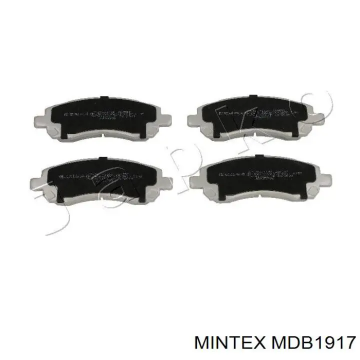 Передние тормозные колодки MDB1917 Mintex