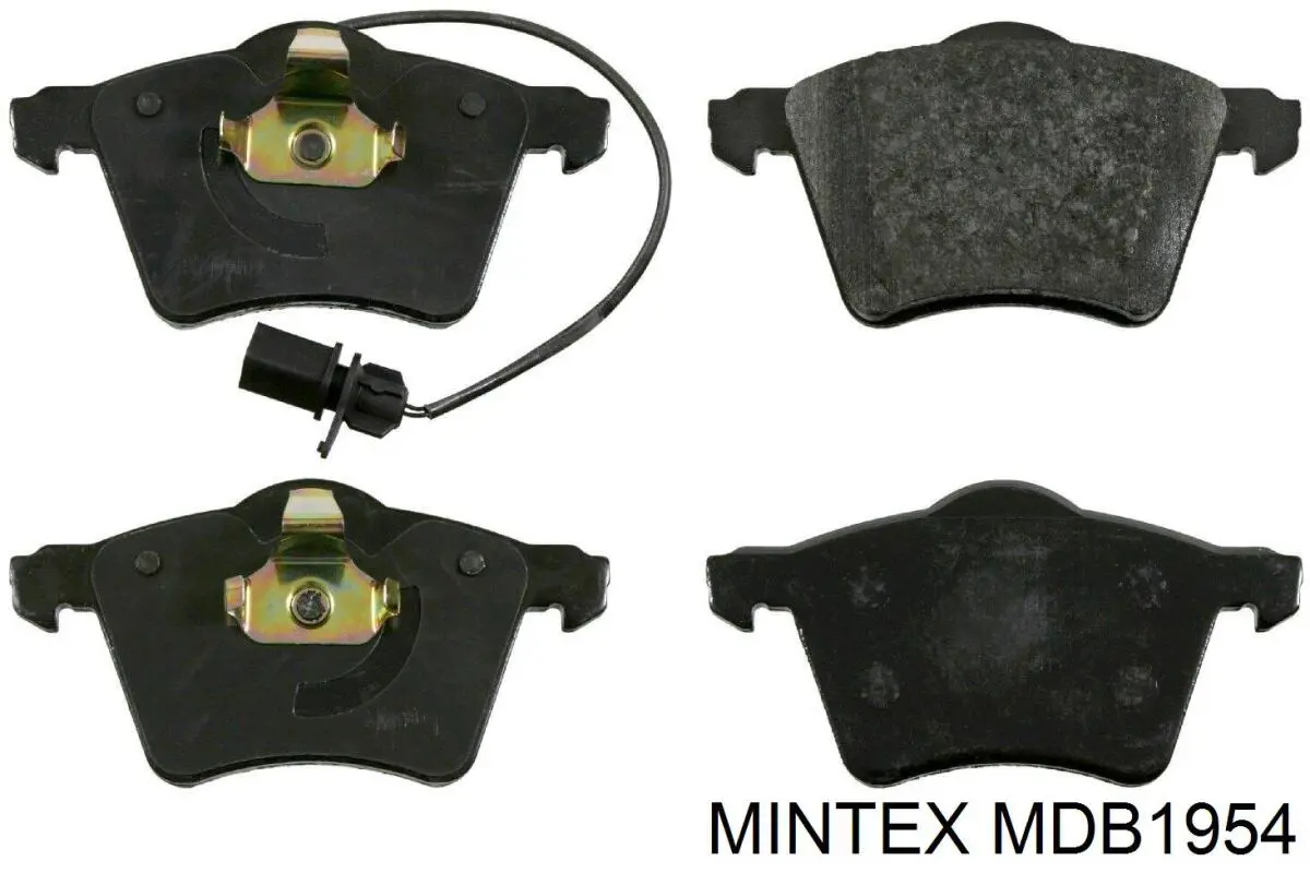 MDB1954 Mintex колодки тормозные передние дисковые