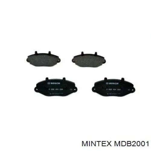 MDB2001 Mintex колодки тормозные передние дисковые