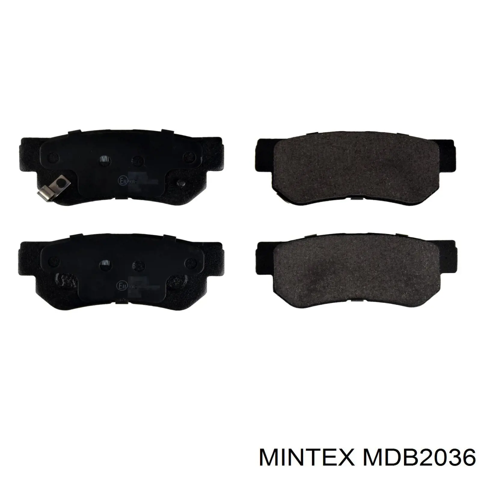 Колодки дисковые  Mintex MDB2036 цена, от 15.30 USD