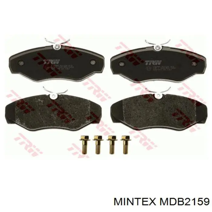 MDB2159 Mintex колодки тормозные передние дисковые