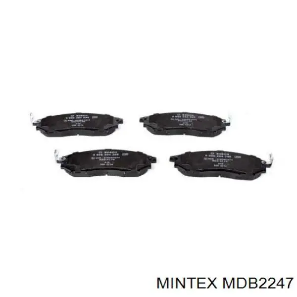 MDB2247 Mintex Колодки передние