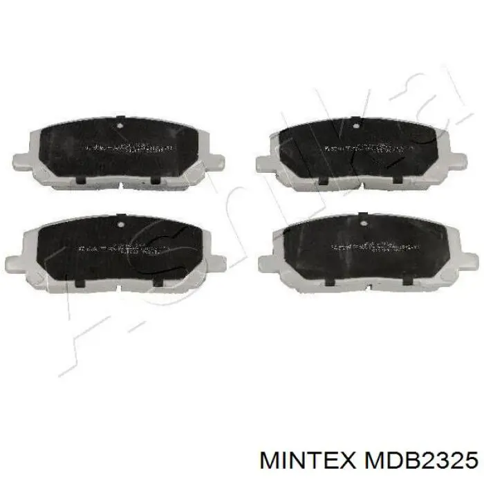 MDB2325 Mintex передние тормозные колодки
