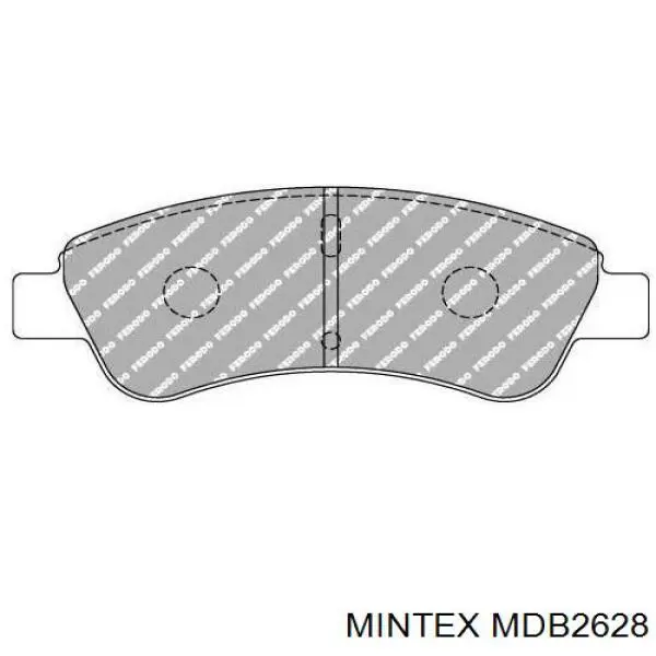 Передние тормозные колодки MDB2628 Mintex