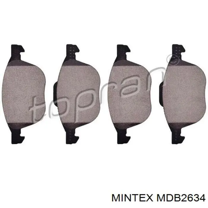 Передние тормозные колодки MDB2634 Mintex