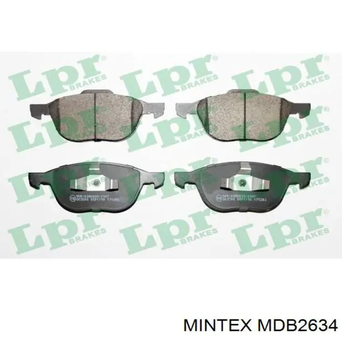 Купить MDB2634 Mintex Колодки тормозные