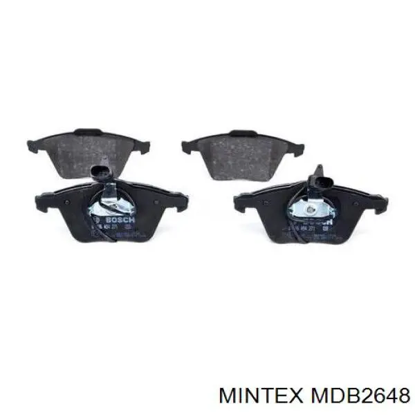 MDB2648 Mintex колодки тормозные передние дисковые