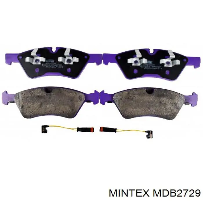 Тормозные колодки Mintex MDB2729