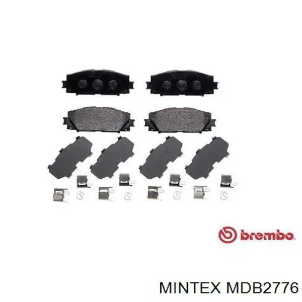 Купить MDB2776 Mintex Колодки тормозные
