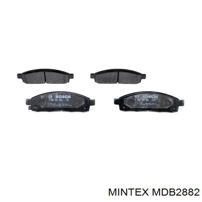 MDB2882 Mintex Колодки передние