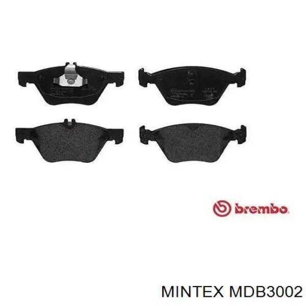 MDB3002 Mintex колодки тормозные передние дисковые