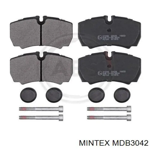 Купить MDB3042 Mintex Колодки тормозные задние, дисковые