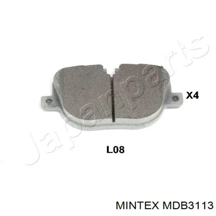 MDB3113 Mintex колодки тормозные задние дисковые