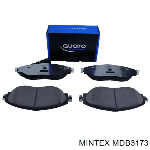 MDB3173 Mintex колодки тормозные передние дисковые