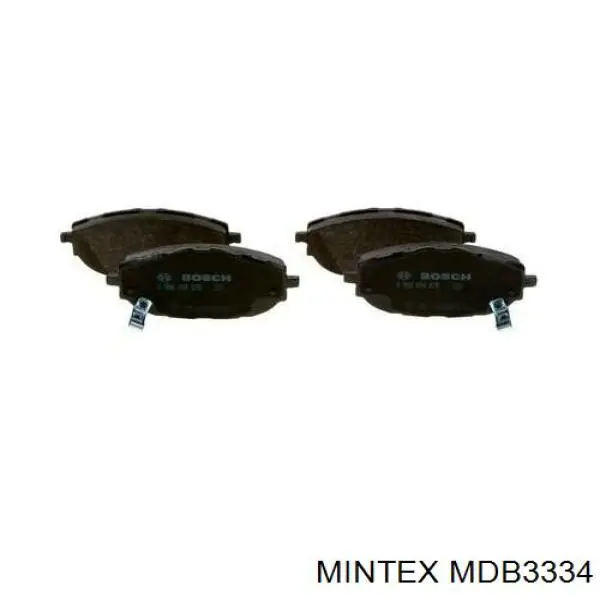 MDB3334 Mintex колодки тормозные передние дисковые