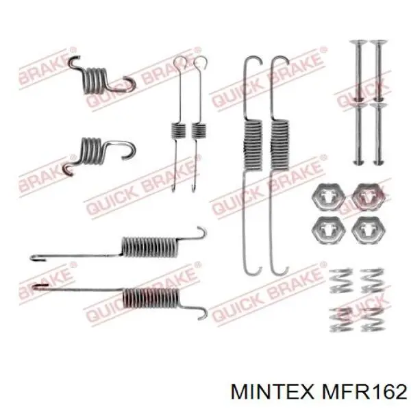 Задние барабанные колодки MFR162 Mintex