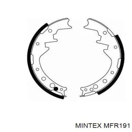 mfr191 Mintex задние барабанные колодки