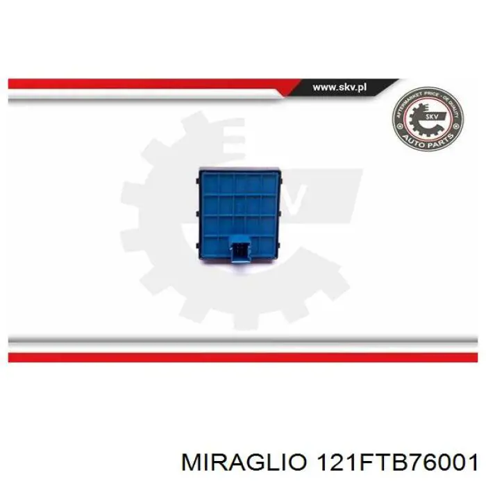 121FTB76001 Miraglio кнопочный блок управления стеклоподъемником передний левый