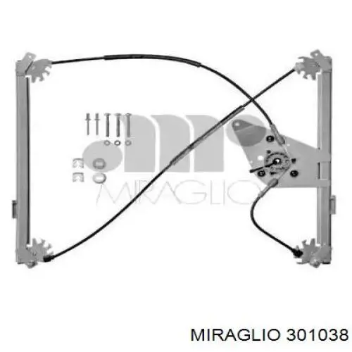 301038 Miraglio механизм стеклоподъемника двери передней левой