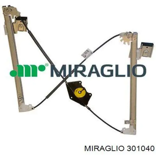 Механізм склопідіймача двері передньої, лівої 301040 Miraglio