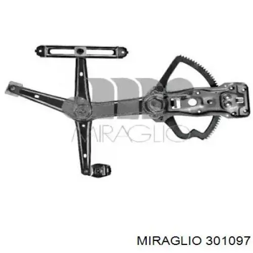 301097 Miraglio механизм стеклоподъемника двери передней левой