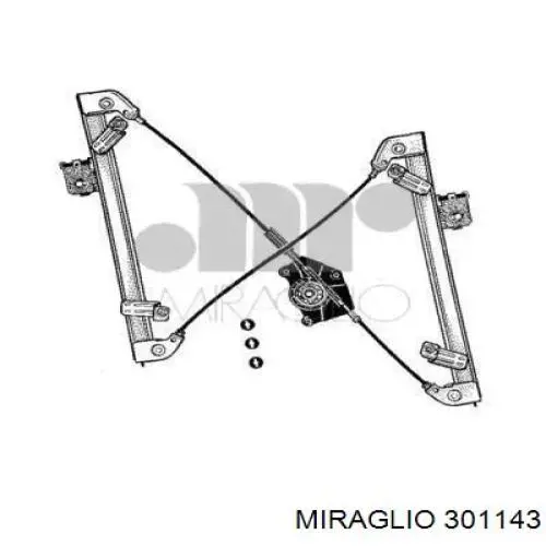 Compre 111599 Triclo Mecanismo de acionamento de vidro da porta dianteira esquerda