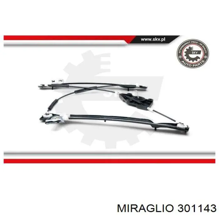 Mecanismo de acionamento de vidro da porta dianteira esquerda 111599 Triclo