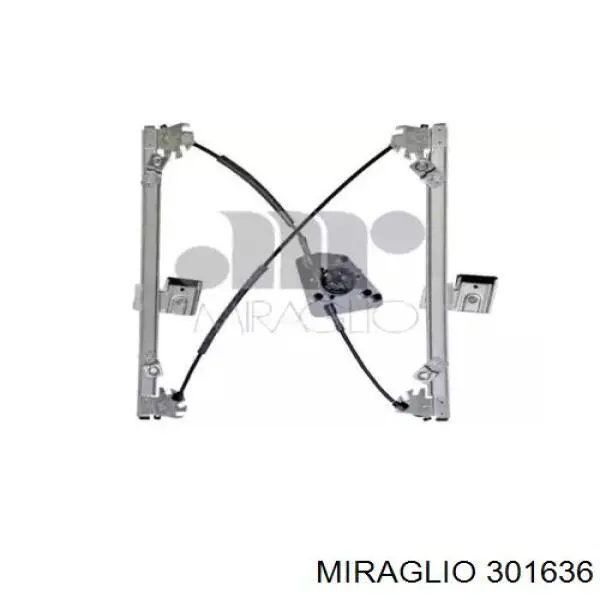 1648907680 Peugeot/Citroen механизм стеклоподъемника двери передней правой