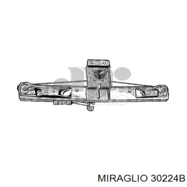 30224B Miraglio механизм стеклоподъемника двери задней левой