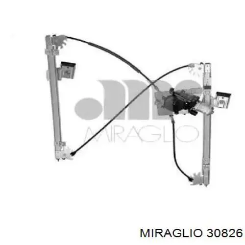 30826 Miraglio mecanismo de acionamento de vidro da porta dianteira esquerda