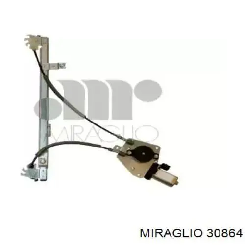 30864 Miraglio mecanismo de acionamento de vidro da porta dianteira esquerda
