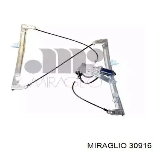 30916 Miraglio mecanismo de acionamento de vidro da porta dianteira esquerda