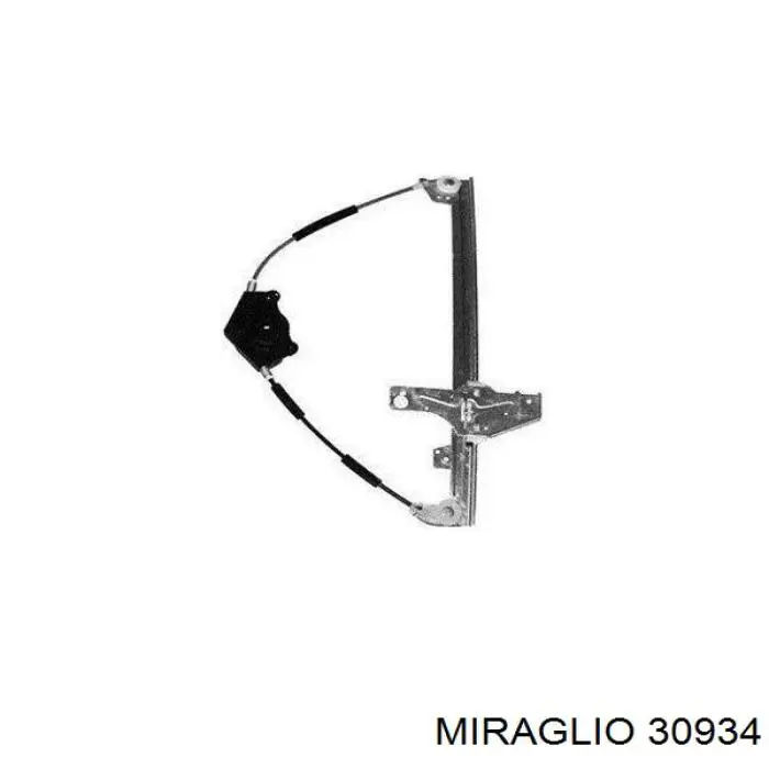 Механизм стеклоподъемника водительской двери Miraglio 30934 цена, от 38.01 USD