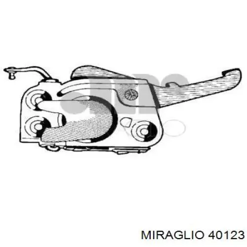 40123 Miraglio Внутренний дверной замок