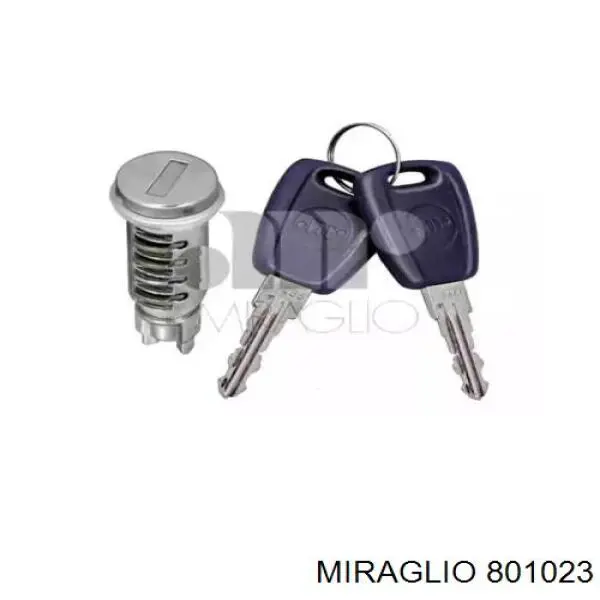 Личинка замка багажника (двери 3/5-й задней) Miraglio 801023