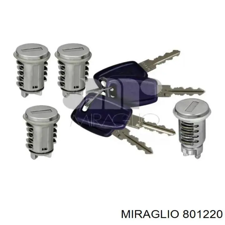 Комплект личинок замков Magneti Marelli MMS0096