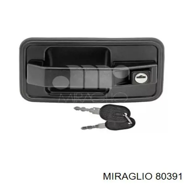 Ручка двери левой наружная передняя/задняя Miraglio 80391