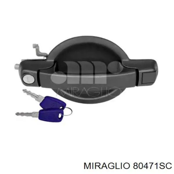 MG80471SC Miraglio ручка двери передней наружная левая