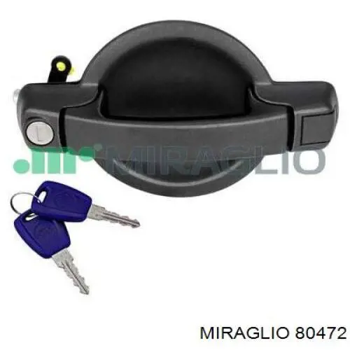 80472 Miraglio maçaneta externa direita da porta lateral (deslizante)