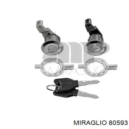 80593 Miraglio Внутренняя часть замка передней двери