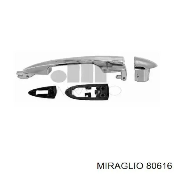 80616 Miraglio ручка двери передней наружная правая