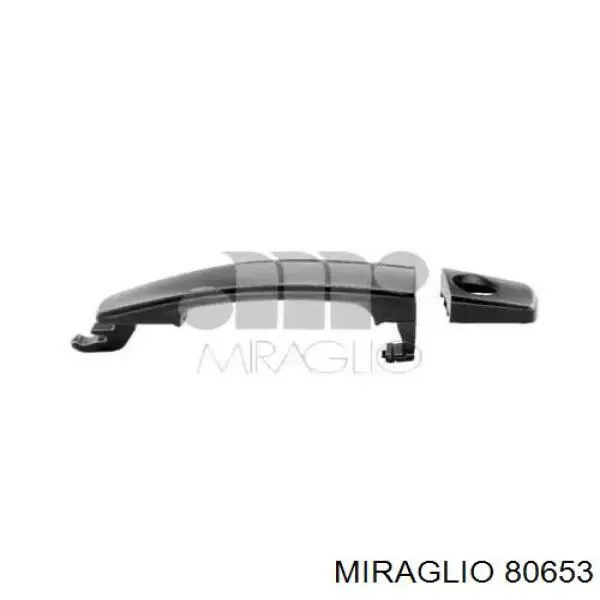 80653 Miraglio maçaneta dianteira esquerda externa da porta