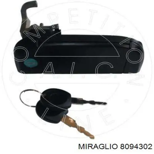 Ручка двери передней наружная правая Miraglio 8094302 цена, от 18.23 USD