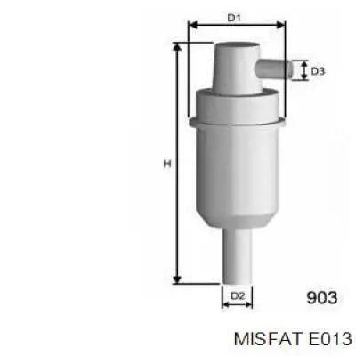 E013 Misfat топливный фильтр