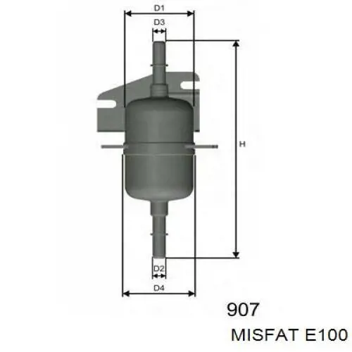 Купить E100 Misfat Фильтр-отстойник топлива грубой очистки